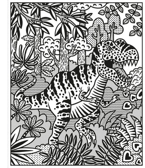 Magic Painting Dinosaurs Book