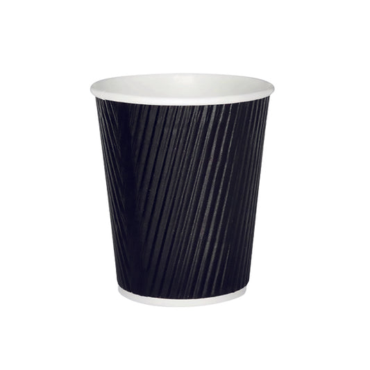 25cl Black Ripple Cup (Pack of 500) HVRWBPA08