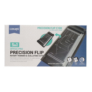 Flip Rotary Trimmer & Guillotine Cutter 5in1