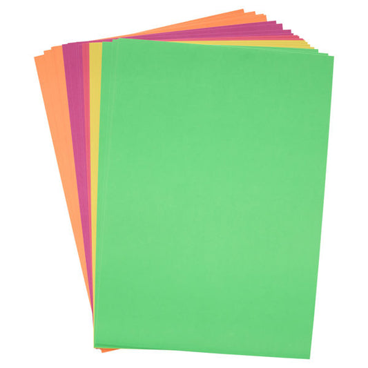 A3 Activity Card 20 Sheets - Fluorescent