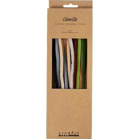 Chenille 30cm - Natural (Pack of 25)