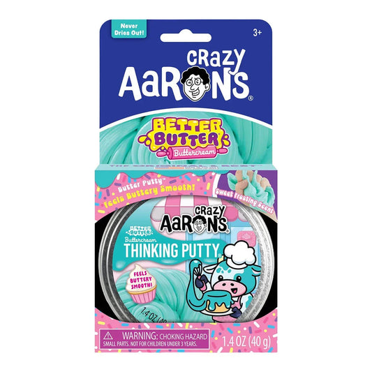 Crazy Aaron's Thinking Putty 3.5" - Better Butter Buttercream
