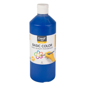 Creall Basic Colour Poster Paint - Dark Blue (500ml)