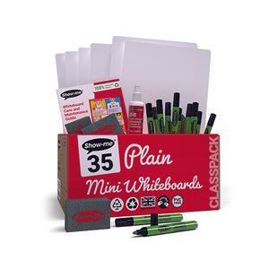 Show-me Whiteboard A4 Plain (Pack of 35) C/SMB