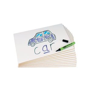 Show-me MDF Drywipe Board Plain (Pack of 10) PFB10