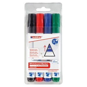 Edding 661 Whiteboard Marker - Set of 4