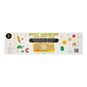 3 Wallchart Posters - Early Learning Alphabet, Colours, Numbers