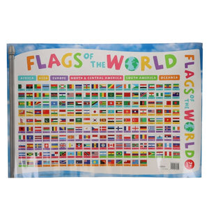 3 Wallchart Posters - The World