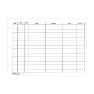 Exacompta Guildhall Loose-Leaf Visitors Book Refill (Pack of 50) T40/R