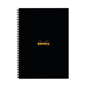 Rhodia Business A4 Book Wirebound Hardback 160 Pages Black (Pack of 3) 119232C