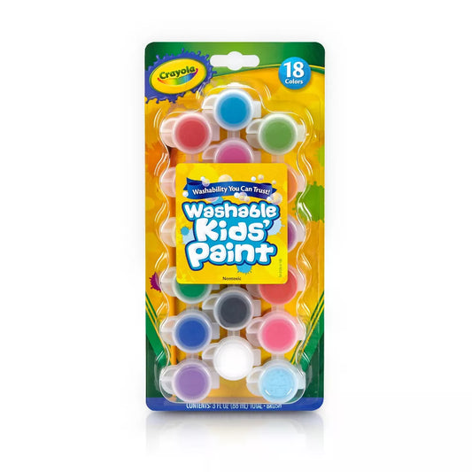 Crayola 18 Washable Kids Paint