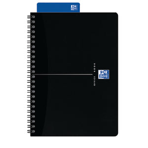 Oxford Card Cover Wirebound Notebook A5 Black (5 Pack) 100103627