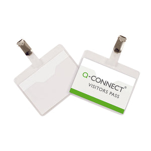 Q-Connect Visitor Badge 60x90mm (Pack of 25) KF01560