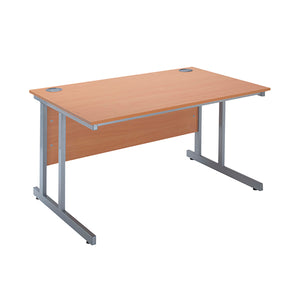 Serrion Rectangular Cantilever Desk 1500mm Bavarian Beech KF838517