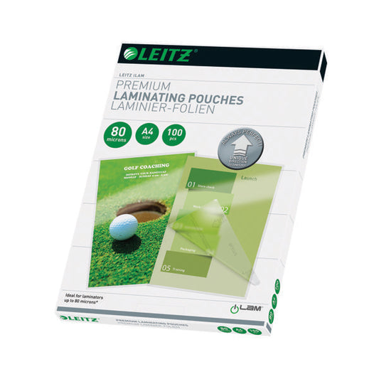 Leitz iLAM Premium Laminating Pouch A4 160 Micron (Pack of 100) 74780000
