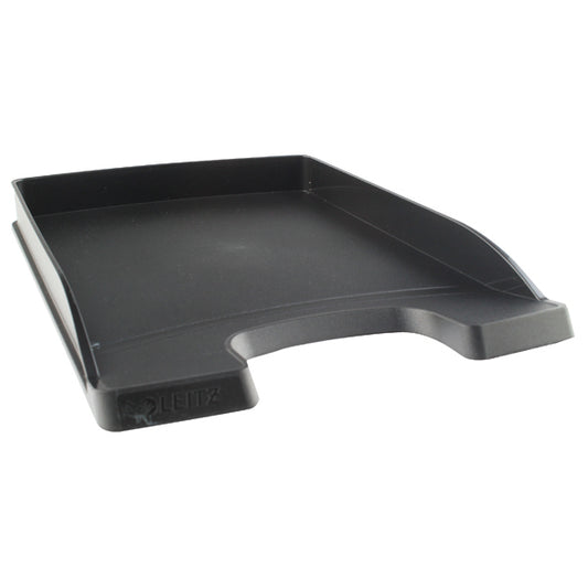 Leitz Plus Slim Letter Tray Black 52370095