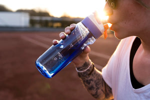 BPA free Tritan bottle w/Spout Lid-Ultramarine