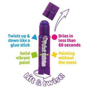 Little Brian Paint Sticks - Metallic (Pack of 6)