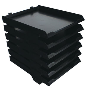 Avery Black A4 6 Tier Paper Stack (W250xD320xH300mm) 5336BLK
