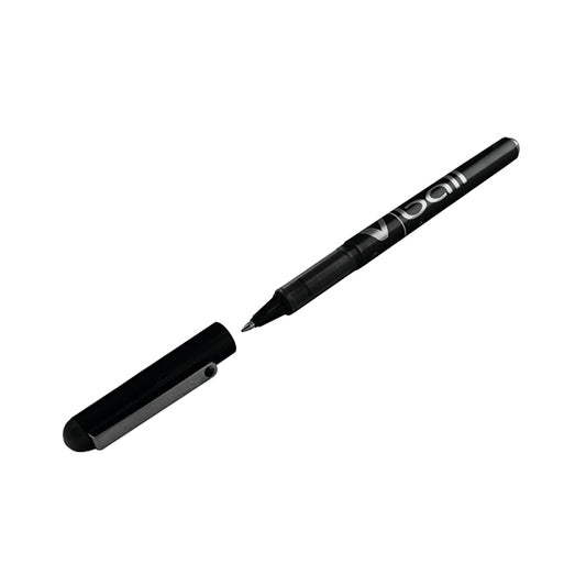 Pilot V-Ball Rollerball Pen Needle Fine Black (Pack of 12) BLVB5-01