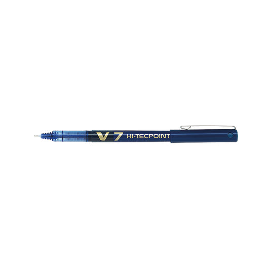 Pilot V7 Hi-Tecpoint Ultra Rollerball Pen Fine Blue (Pack of 12) V703
