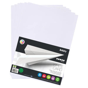 A4 White Activity Card (50 Pack)
