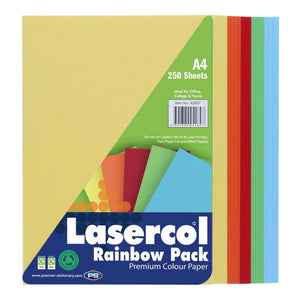 Activity Paper - A4 Rainbow Pack (250 Sheets)