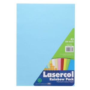 A3 RAINBOW PAPER PK.100