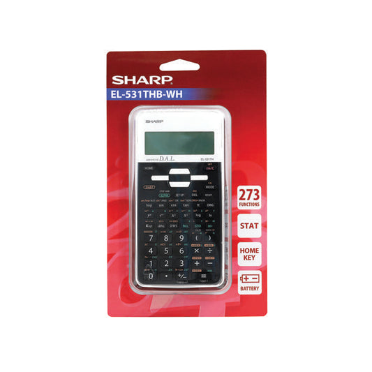 Sharp EL-531XH Scientifc Calculator Black EL531THBWH
