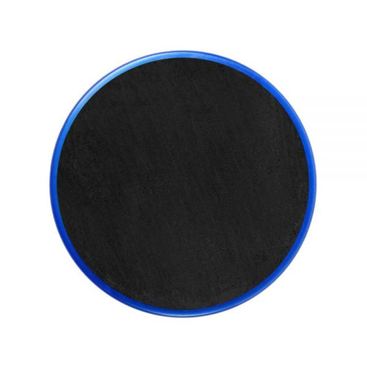 Snazaroo black face paint container on a white background