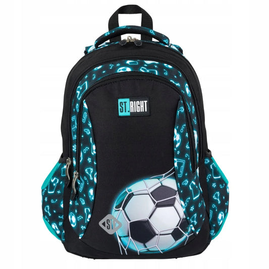 St.Right Backpack - Neon Football (15 inch)