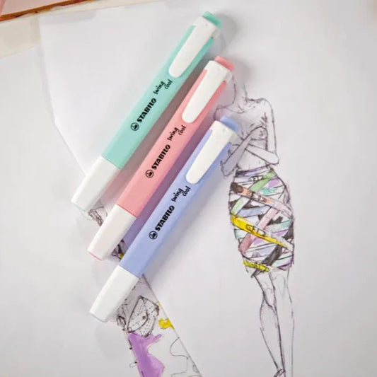 STABILO Swing Cool Highlighters - Pastel (Pack of 4)