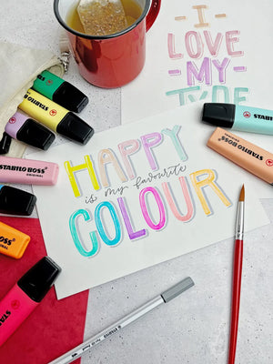 Stabilo Boss Original Arty - Warm Colours (10 Pack)