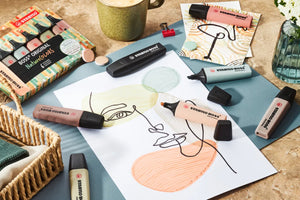 Stabilo Boss Original Highlighter Wallet - Nature Colours (Pack of 4)