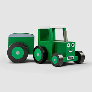 Tractor Ted & Trailer (Wooden Toy)