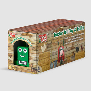 Tractor Ted & Trailer (Wooden Toy)