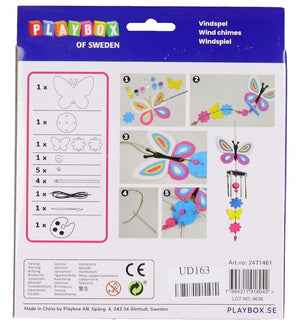 Playbox Creative Set DIY Wind chimes w. Butterflies