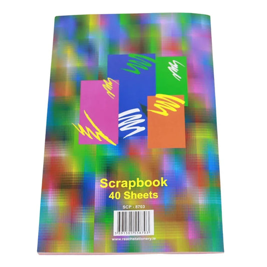 Supreme Stationery Scrapbook Jumbo 80pg - Coloured 15x10"