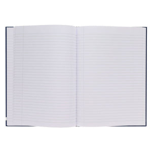 A4 160pg Hardcover Notebook - Admiral Blue