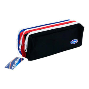 3 Pocket Zip Pencil Case - 2 Colour