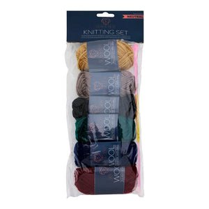 Sew & Sew 50g 110m Knitting Set - Neutral Colours