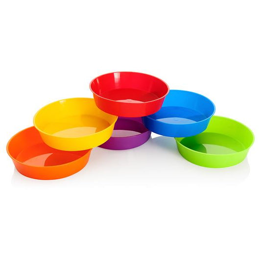 Clever Kidz Pack of 6 Sorting Bowls Round