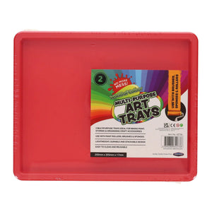 Multi-purpose Art Trays pack of 2