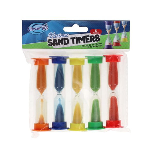 Pack of 5 Sand Timers