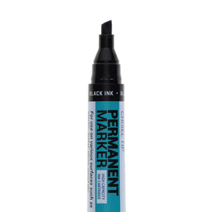 Chisel Tip Permanent Marker - Black (1 Marker)
