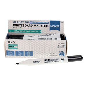 Concept Bullet Point Whiteboard Marker - Black (Single)