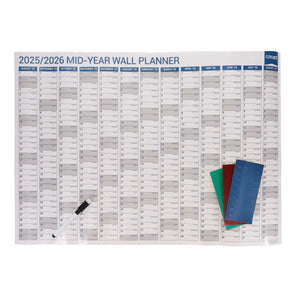 Concept 2025/2026 Mid-Year Wall Planner A2