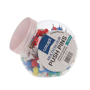Tub 150 Multicolour Push Pins
