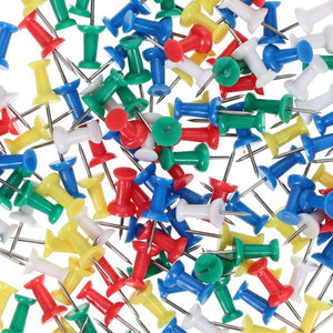 Tub 150 Multicolour Push Pins