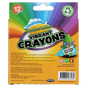 Woc 12 Washable Crayons